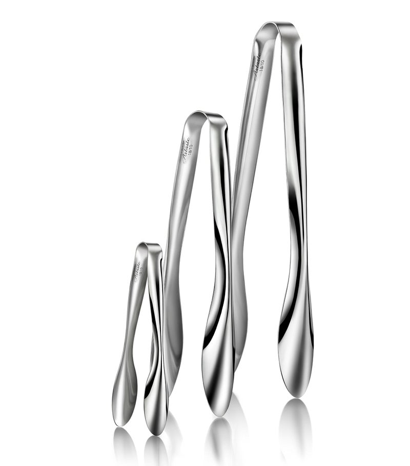 Artaste 43167 Rain 18/10 Stainless Steel Utility Tongs, Set of 3 - Image 2